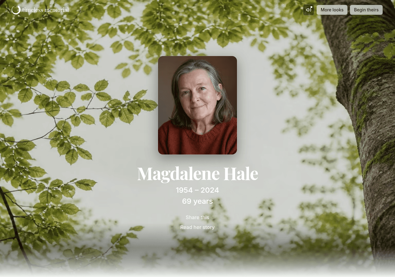 A quieter look for Magdalene Hale